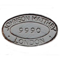 Silberbarren Logo Johnson Matthey London